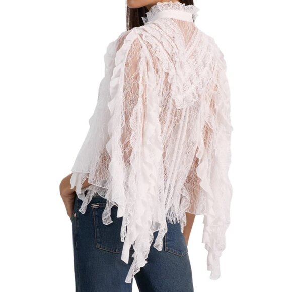 Alice and Olivia Rheba Mock Neck Top - Picture 3 of 5